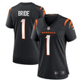 Number 1 Bride Cincinnati Bengals Nike Women's Game Jersey - Black