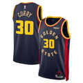 Stephen Curry Golden State Warriors Nike Youth 2024/25 Swingman Badge Player Jersey - City Edition - Navy