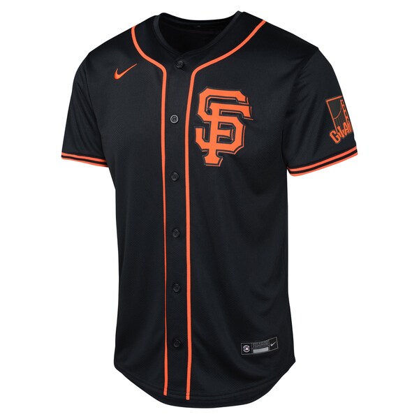 San Francisco Giants Nike Youth Alternate Limited Jersey - Black