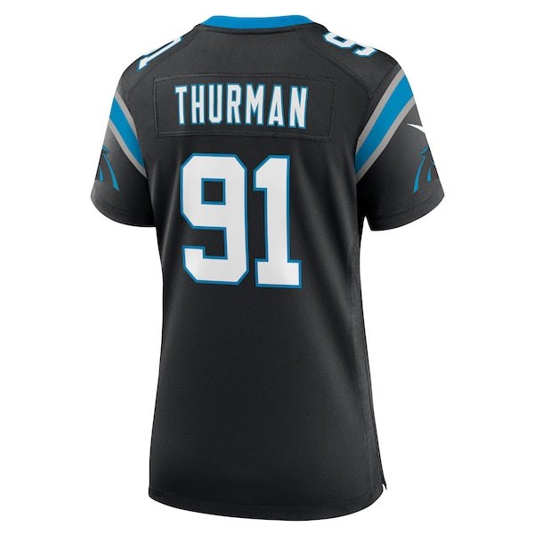 Nick Thurman Carolina Panthers Nike Women's Team Game Jersey -  Black