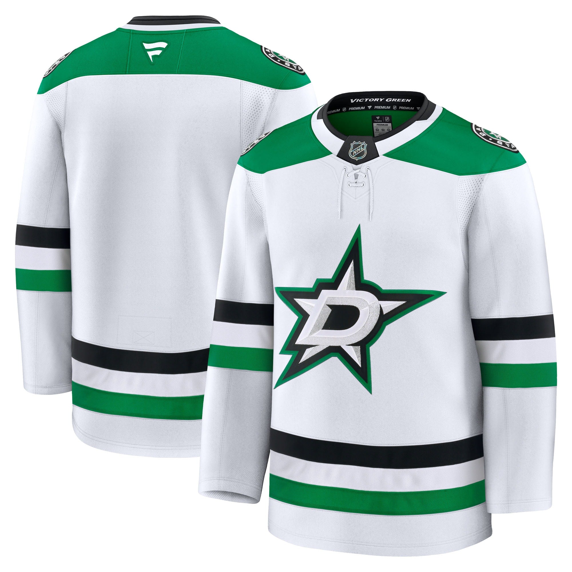 Dallas Stars  Alternate Premium Jersey - Black/Kelly Green/White