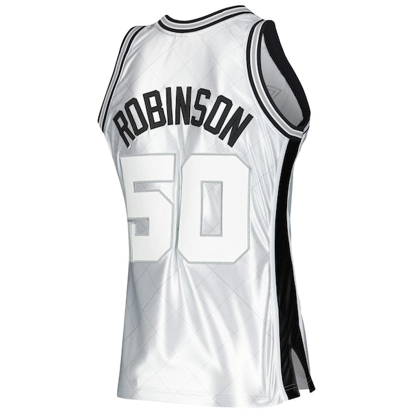 David Robinson San Antonio Spurs 1998/99 Hardwood Classics 75th Anniversary Swingman Jersey - Platinum