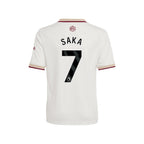 Bukayo Saka Arsenal adidas Youth 2025/26 Third Replica Player Jersey - White