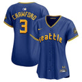 J.P. Crawford Seattle Mariners Nike Women's City Connect Limited Player Jersey - Royal