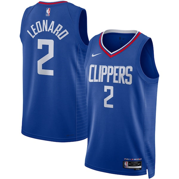 Kawhi Leonard LA Clippers Nike Unisex Swingman Jersey - Icon Edition - Royal/White