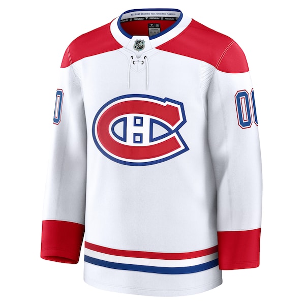 Montreal Canadiens  Away Premium Custom Jersey - White/Red