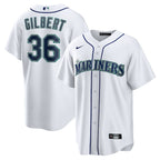 Logan Gilbert Seattle Mariners Nike Home Replica Jersey - White