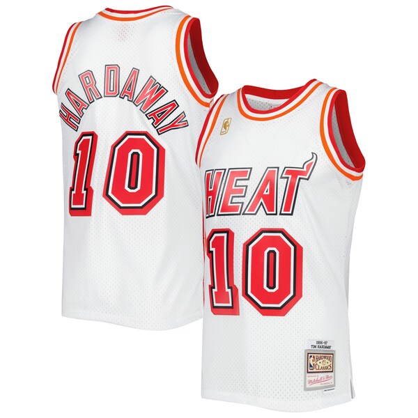 Tim Hardaway Miami Heat  Hardwood Classics Swingman Jersey - White