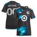 Minnesota United FC adidas Women's 2024 Starry Night Replica Custom Jersey  - Black