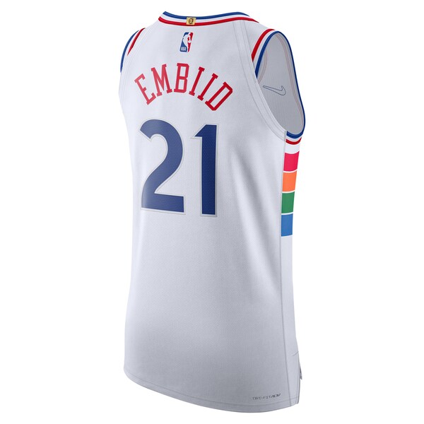 Joel Embiid Philadelphia 76ers Nike 2024/25 Authentic Player Jersey - City Edition - White