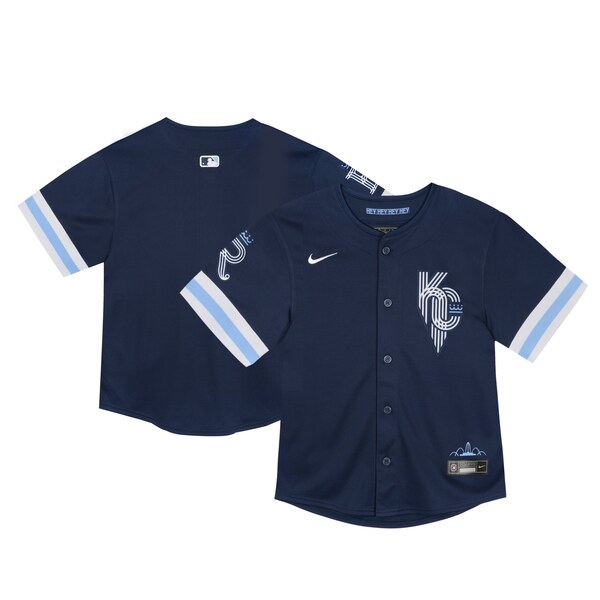 Kansas City Royals Nike Toddler City Connect Limited Jersey - Navy