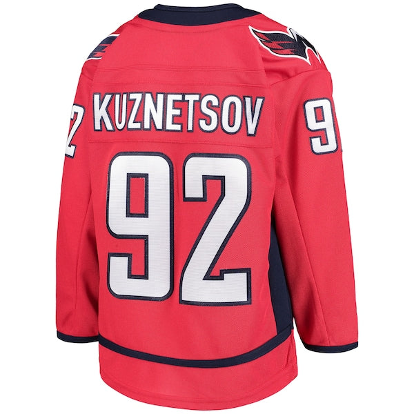 Evgeny Kuznetsov Washington Capitals Youth Home Premier Player Jersey - Red