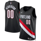 Scoot Henderson Portland Trail Blazers Nike Unisex Swingman Jersey - Icon Edition - Black