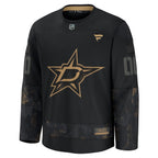 Dallas Stars  2024 Military Appreciation Personalized Long Sleeve Practice Jersey - Black