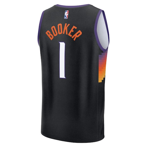 Devin Booker Phoenix Suns  2025/26 City Edition Fast Break Jersey - Black
