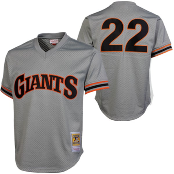 Will Clark San Francisco Giants 1989 Authentic Cooperstown Collection Batting Practice Jersey - Gray
