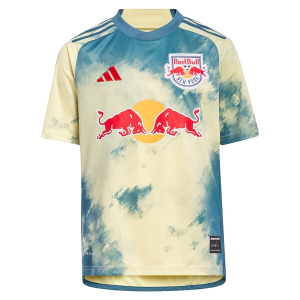 Lewis Morgan New York Red Bulls adidas Youth 2024 Daniel Patrick Kit Replica Jersey - Yellow