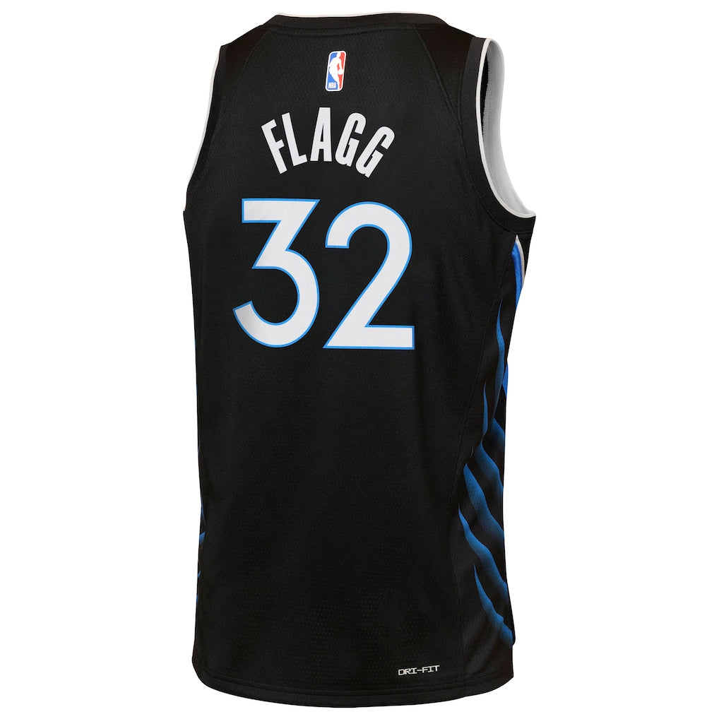 Dallas Mavericks Nike 2025/26 City Edition Swingman Jersey - Black - Cooper Flagg