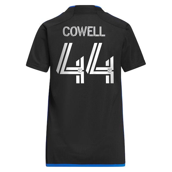 Cade Cowell San Jose Earthquakes adidas Women's 2023 Active Fault Jersey Replica Jersey - Blue