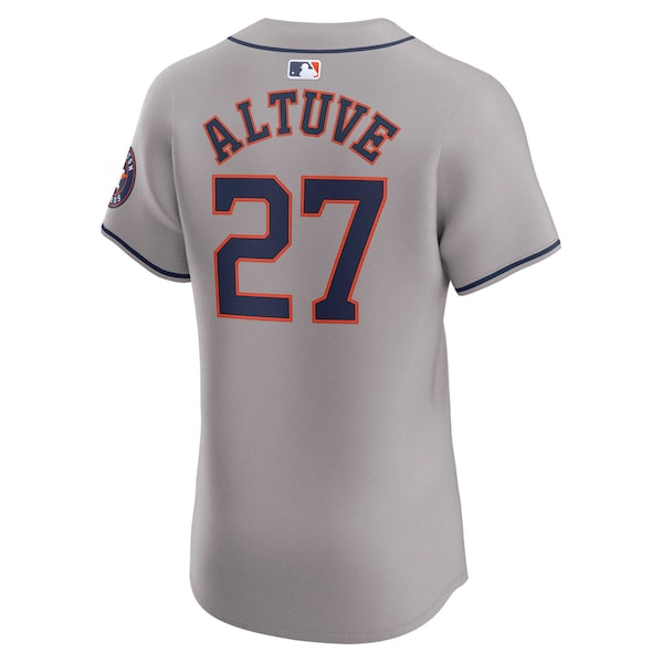 Jose Altuve Houston Astros Nike Road Elite Player Jersey - Gray