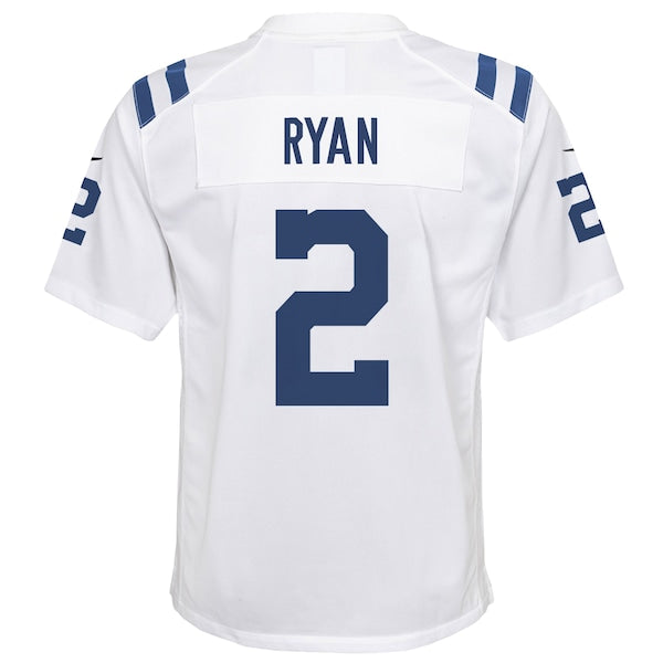 Matt Ryan Indianapolis Colts Nike Youth Away Game Jersey - White/Royal