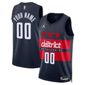 Washington Wizards Jordan Brand Unisex 2024/25 Custom Swingman Jersey - Statement Edition - Navy