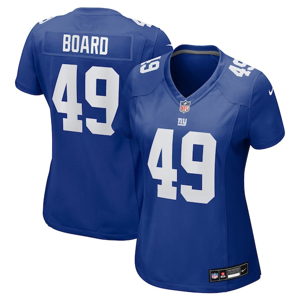 Chris Board New York Giants Nike Women's Team Game Jersey -  Royal