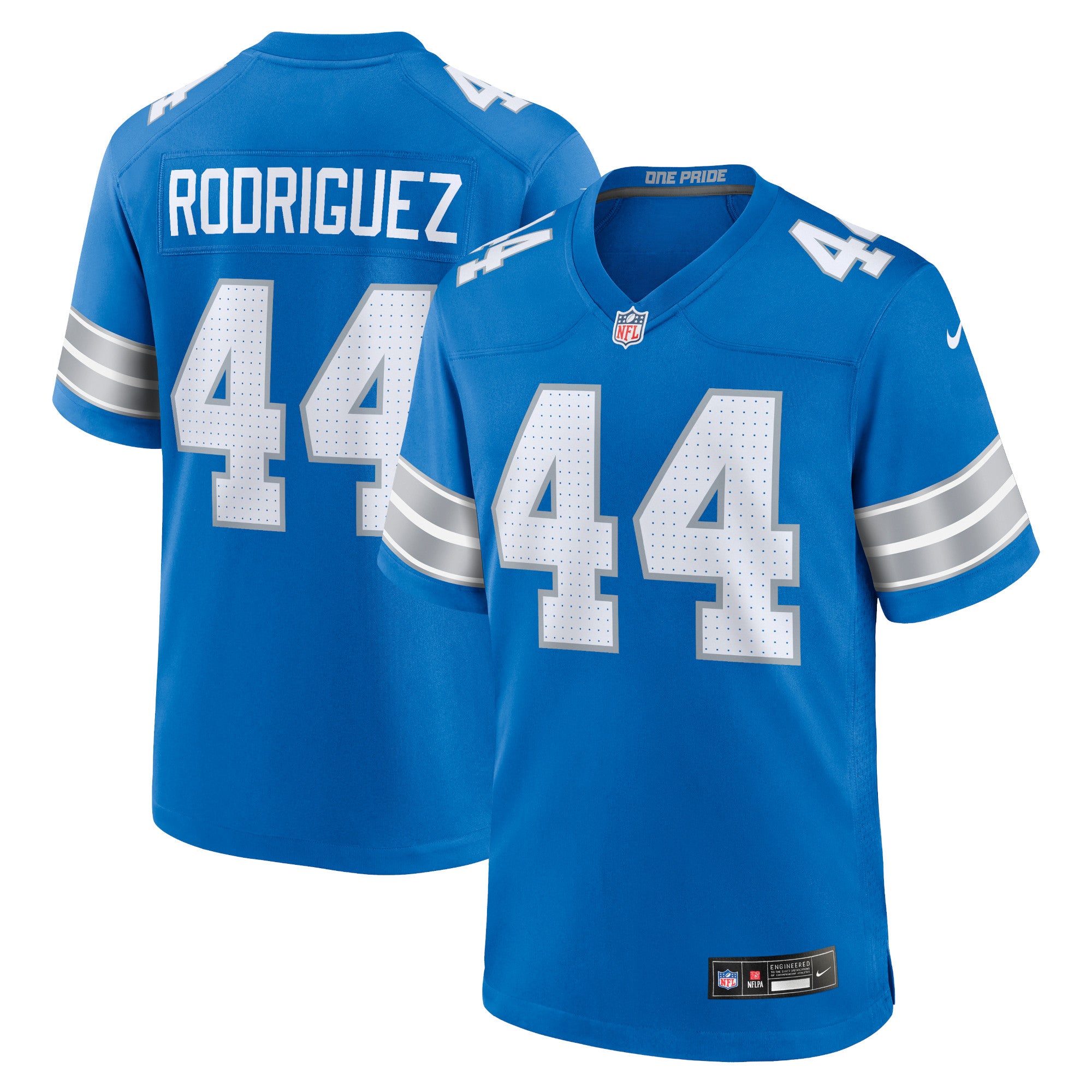 Malcolm Rodriguez Detroit Lions Nike 2nd Alternate Game Jersey - Black