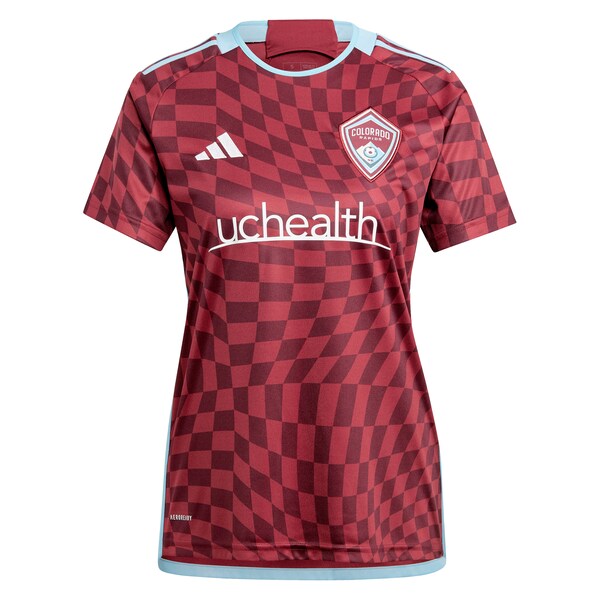 Colorado Rapids adidas Women's 2024 One Flag Kit Replica Jersey  - Burgundy