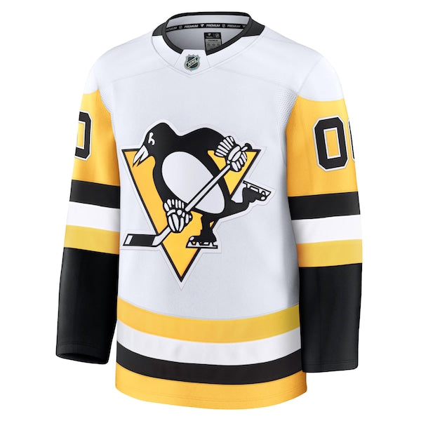 Pittsburgh Penguins  Away Premium Custom Jersey - White/Black