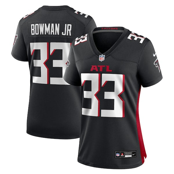 Billy Bowman Jr. Atlanta Falcons Nike Women's Team Game Jersey -  Black