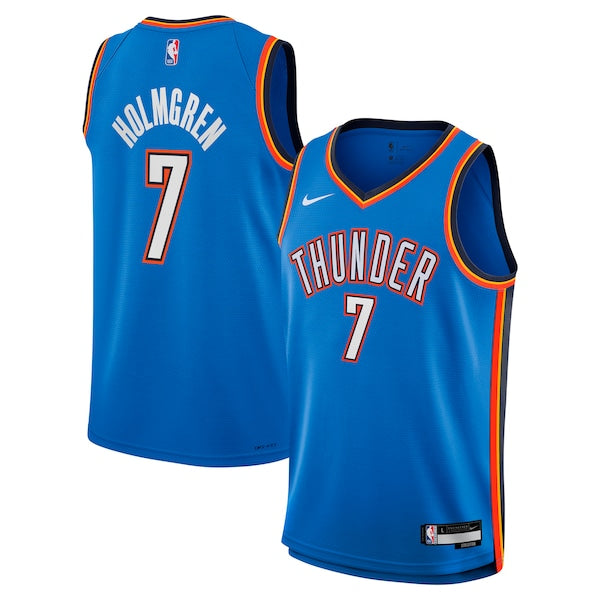 Chet Holmgren Oklahoma City Thunder Nike Youth Swingman Jersey - Icon Edition - Blue
