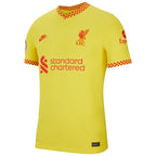 Liverpool Nike 2021/22 Third Vapor Match Custom Jersey - Yellow