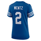 Carson Wentz Indianapolis Colts Nike Women's Alternate Game Jersey - Royal/White