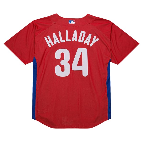 Roy Halladay Philadelphia Phillies Cooperstown Collection 2010 Batting Practice Jersey - Red