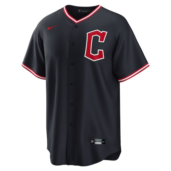 Shane Bieber Cleveland Guardians Nike Alternate Replica Jersey - Navy