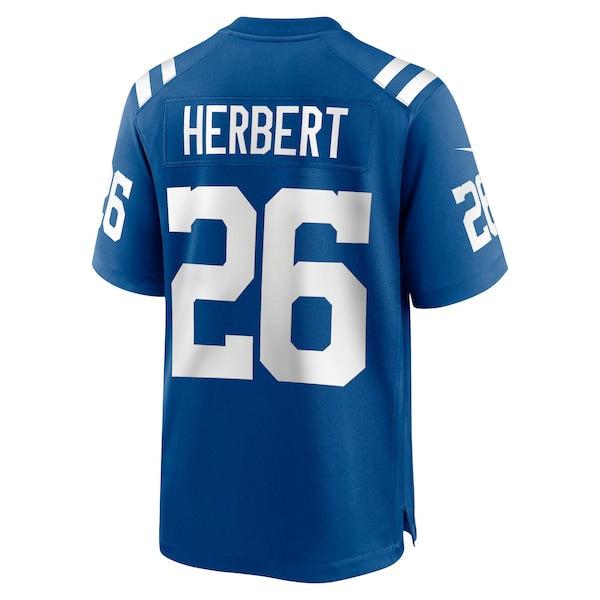 Khalil Herbert Indianapolis Colts Nike Team Game Jersey -  Royal