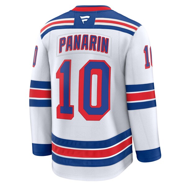 Artemi Panarin New York Rangers  Away Premium Jersey - White/Navy/Blue