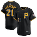 Roberto Clemente Pittsburgh Pirates Nike Alternate Limited Jersey – Black