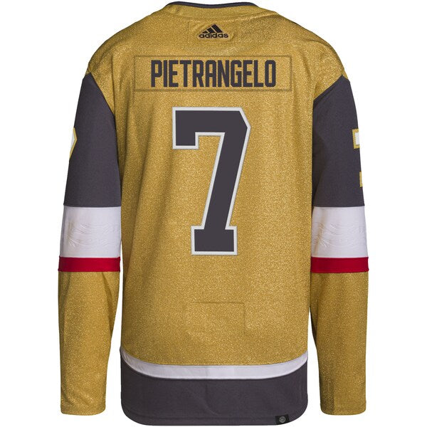 Alex Pietrangelo Vegas Golden Knights adidas Home Primegreen Authentic Player Jersey - Gold