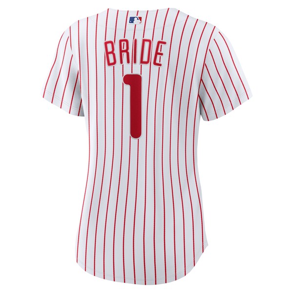 Philadelphia Phillies Nike Women's #1 Bride Home Replica Jersey - White