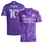 Martín Ojeda Orlando City SC adidas 2025 Perfect Storm Replica Player Jersey - Purple