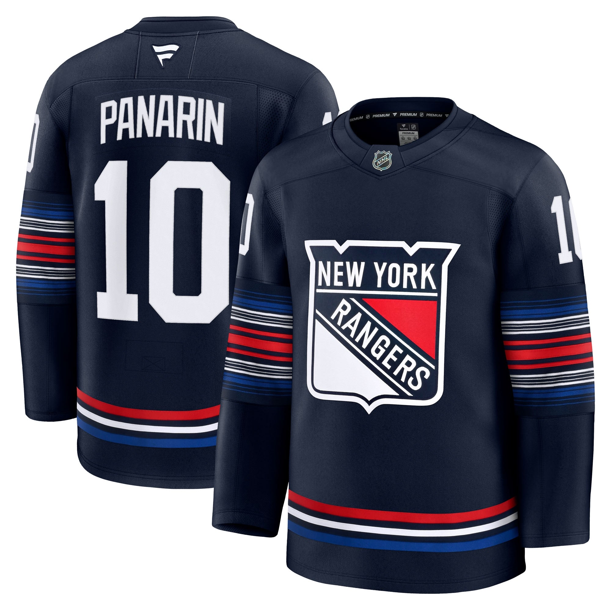 Artemi Panarin New York Rangers  Home Premium Jersey - Blue/Navy/White