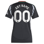 Arsenal adidas Women's 2024/25 Away Replica Custom Jersey - Black
