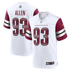 Jonathan Allen Washington Commanders Nike Game Jersey - White/Black/Burgundy