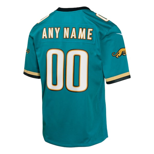 Jacksonville Jaguars Nike Youth Prowler Throwback Custom Game Jersey - Teal