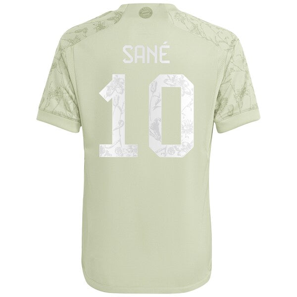 Leroy Sané Bayern Munich adidas Youth 2023/24 Oktoberfest Replica Player Jersey - Green/White