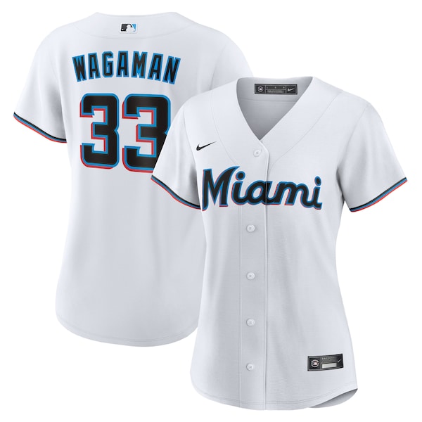 Eric Wagaman Miami Marlins Nike Women's Home Replica Jersey - White