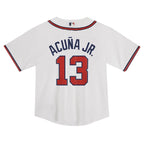 Ronald Acuña Jr. Atlanta Braves Nike Toddler  Game Jersey - White