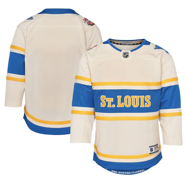 St. Louis Blues Preschool 2025 NHL Winter Classic Premier Jersey - Cream